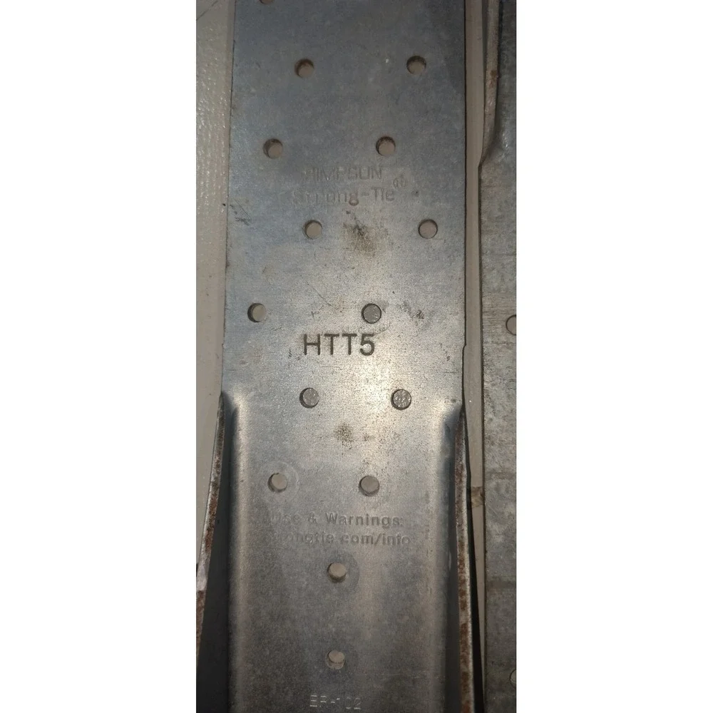 2 Simpson Strong Tie  HTT5 HTT 16 in. 11-Gauge Galvanized Heavy